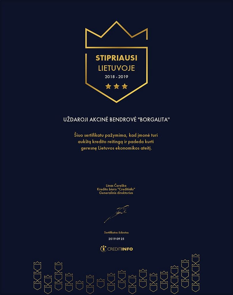 Stipriausi Lietuvoje