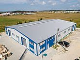 Pramoninio sandėlio stogas