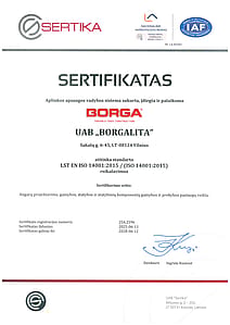 ISO 14001:2015 | Borga