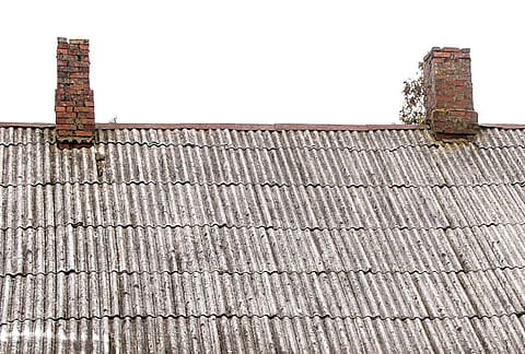 asbestiniu stogu keitimas