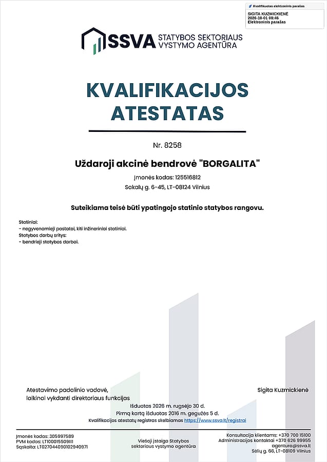 Borgalita kvalifikacijos atestatas