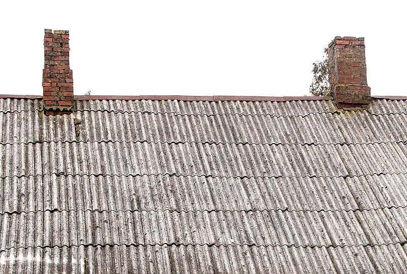 asbestiniu stogu keitimas