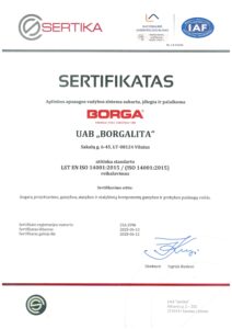 ISO 14001:2015 | Borga